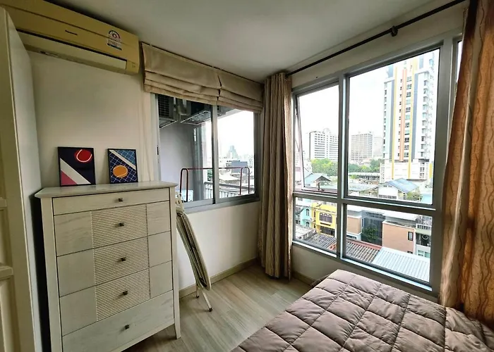 公寓 Si Lom Sathon Is A Large Space View Near King Power Mahanakhon Bts Phat Phong Night Market Tourist Business District